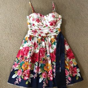 Macy’s Floral Formal Dress